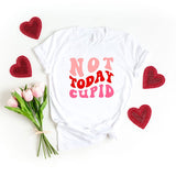 Not Today Cupid Retro Short Sleeve Graphic Tee