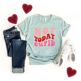 Not Today Cupid Retro Short Sleeve Graphic Tee