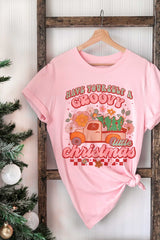 Groovy Little Christmas Tee - Spread Holiday Cheer with Retro Style