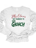 Mrs Claus but Married to the Grinch LS Tee - Minihomy