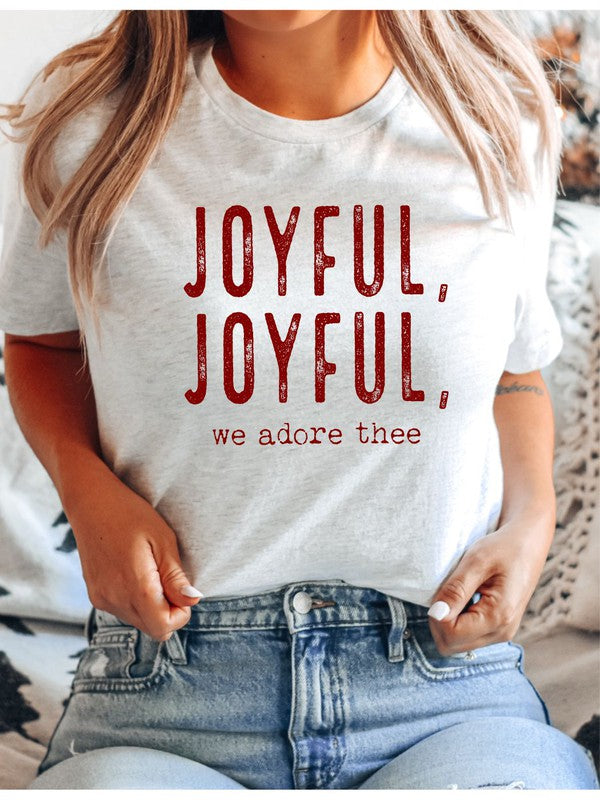 Joyful, Joyful, We Adore Thee Short Sleeve Tee - Minihomy