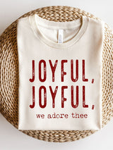 Joyful, Joyful, We Adore Thee Short Sleeve Tee - Minihomy