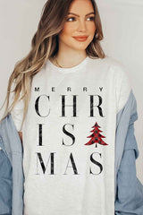 Merry Christmas Graphic T-Shirt - Festive Holiday Tee for Men & Women