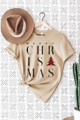 Merry Christmas Graphic T-Shirt - Festive Holiday Tee for Men & Women