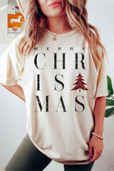 Merry Christmas Graphic T-Shirt - Festive Holiday Tee for Men & Women