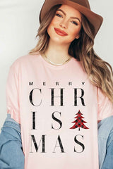 Merry Christmas Graphic T-Shirt - Festive Holiday Tee for Men & Women