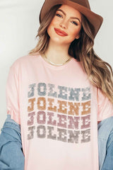 Jolene Western Dolly Graphic T-Shirt for Women - Stylish Country Music Tee