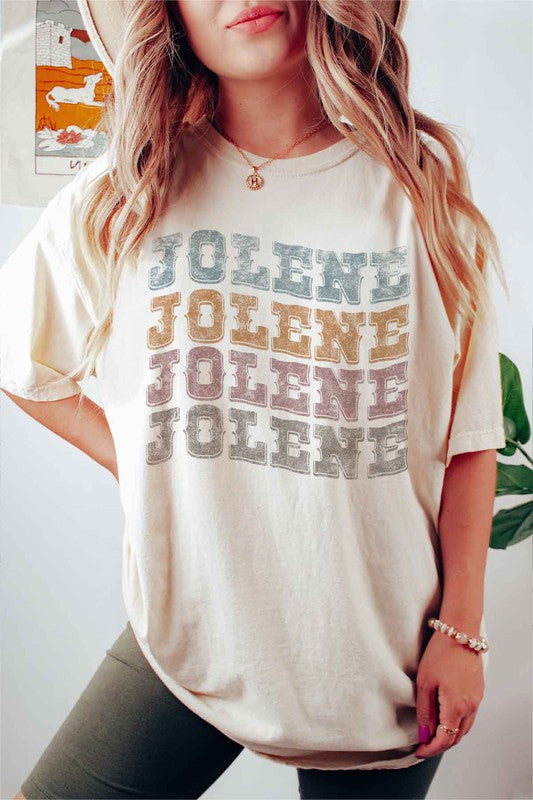 Jolene Western Dolly Graphic T-Shirt for Women - Stylish Country Music Tee