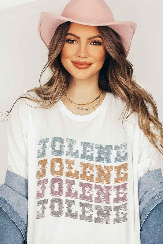 Jolene Western Dolly Graphic T-Shirt for Women - Stylish Country Music Tee