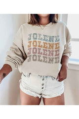 Jolene Western Dolly Sweatshirt - Plus Size Fashion for Comfort & Style