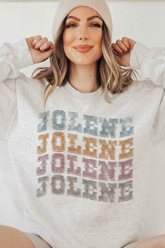 Jolene Western Dolly Sweatshirt - Plus Size Fashion for Comfort & Style