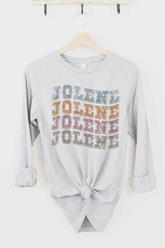 Jolene Western Dolly Long Sleeve Tee - Women's Casual Country Shirt