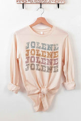 Jolene Western Dolly Long Sleeve Tee - Women's Casual Country Shirt