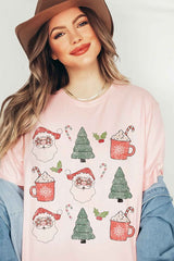 Plus Size Christmas Graphic Tee/T-Shirt - Festive Holiday Design