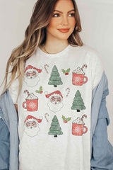 Plus Size Christmas Graphic Tee/T-Shirt - Festive Holiday Design