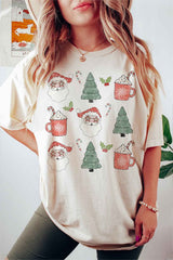 Plus Size Christmas Graphic Tee/T-Shirt - Festive Holiday Design