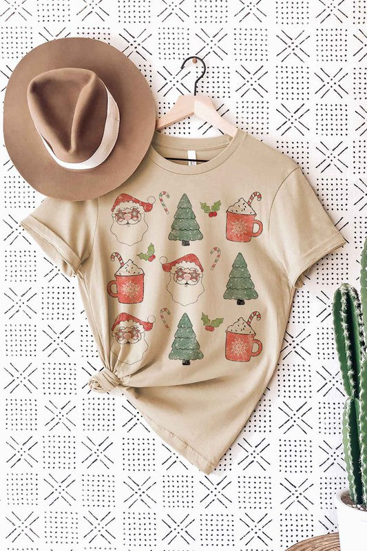 Plus Size Christmas Graphic Tee/T-Shirt - Festive Holiday Design