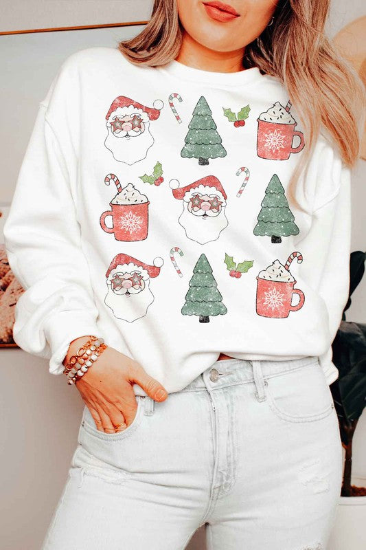 Plus Size Christmas Graphic Sweatshirt - Festive Holiday Tops