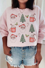 Plus Size Christmas Graphic Sweatshirt - Festive Holiday Tops