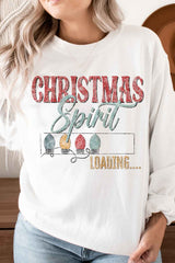 Loading Christmas Spirit Graphic Sweatshirt