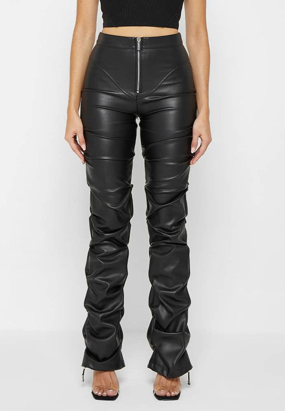 Sultry PU Leather Pants