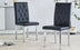 Modern Dining Chair Set of 4 | Upholstered Kitchen Chairs with Button Tufted Backrest | Metal Legs for Restaurant, Office & Home - Minihomy