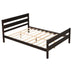 Espresso Full Bed with Headboard and Footboard - Minihomy