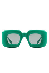 Chic Chunky Square Sunglasses - Irregular Design, Fashionable Eyewear