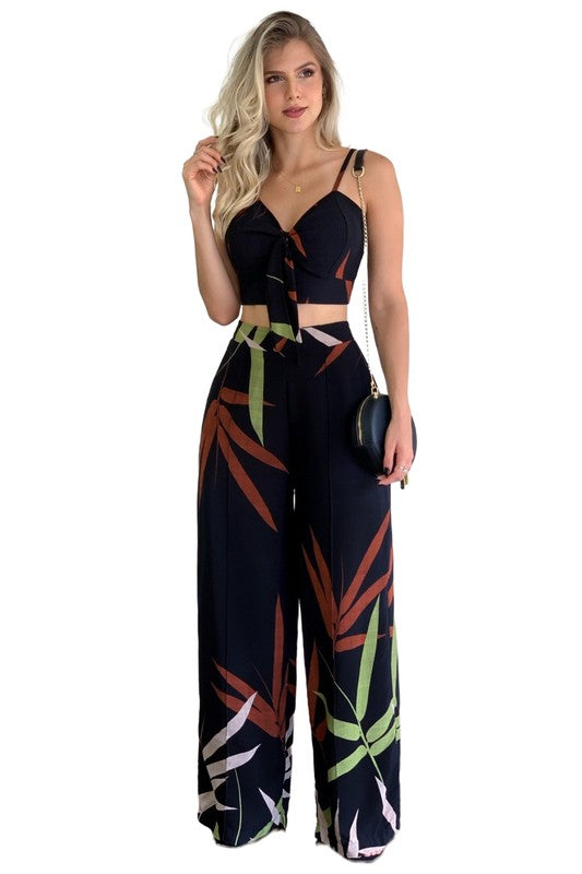 Women's Summer Two Piece Pants Set - Casual Chic & Sexy Outfit