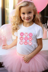 Pink Happy Kids Graphic Tee