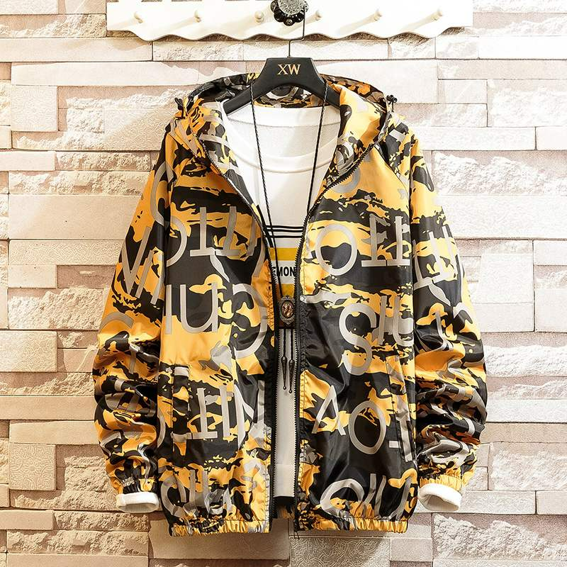 Men's Casual Streetwear Hooded Printing Coats: Elevate Your Urban Style
