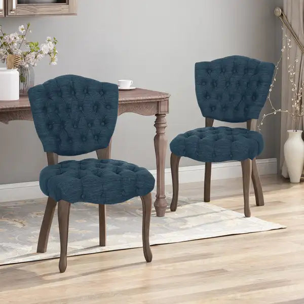 KD Tufted Accent Chairs (Set of 2) -  Weather Resistant