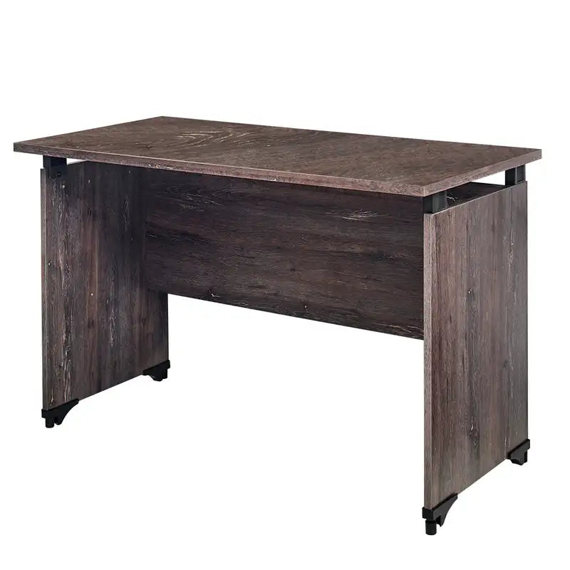 Rustic Gray Farmhouse Writing Desk - Composite Wood