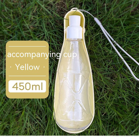 Pet Water Cup Outdoor Portable Folding Dog Water Bottle 550ml Large Capacity