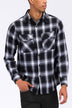 Full Plaid Checkered Flannel Long Sleeve - Minihomy