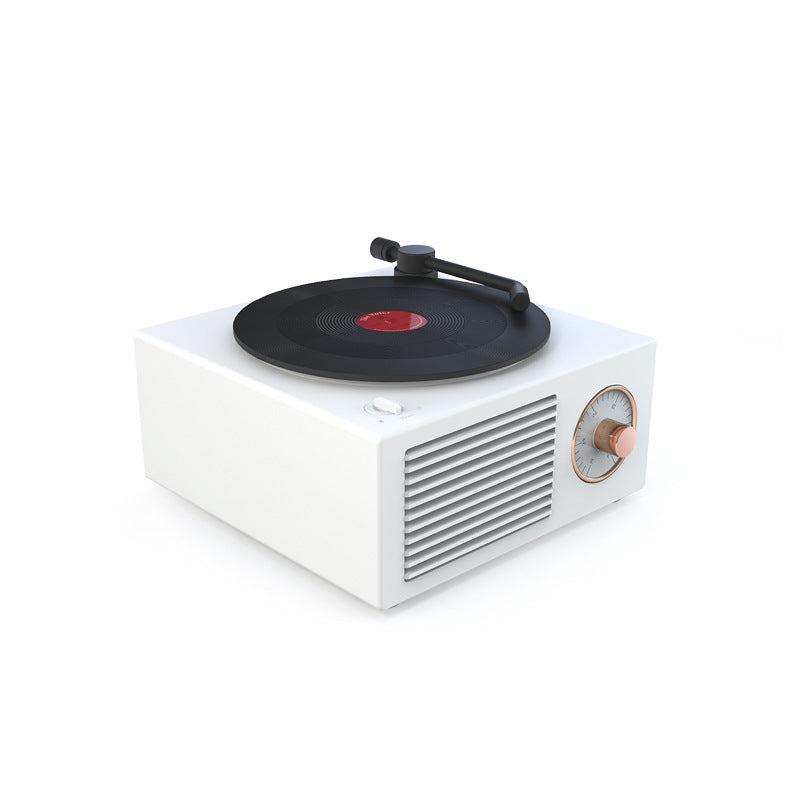 Vinyl record player bluetooth speaker