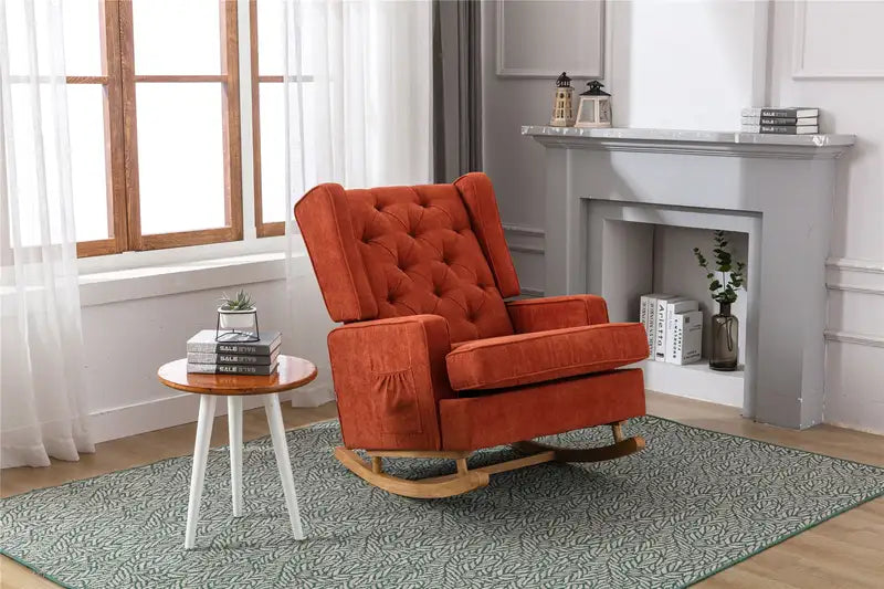 Comfortable Rocking Chair for Living Room - COOLMORE Accent Chair