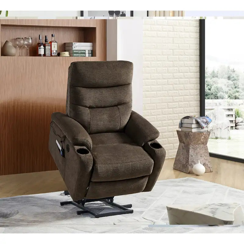 Power Lift Recliner Chair with Massage, Heat & USB - Elderly Comfort