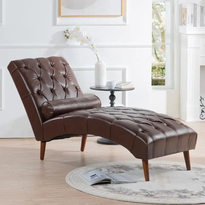 Luxury Upholstered Chaise Lounge - Modern Comfort