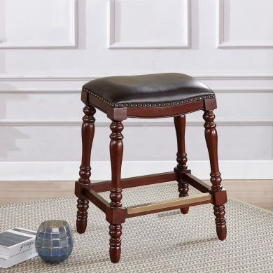 Clinton Saddle Seat Counter Stool - Comfortable & Stylish Kitchen Bar Stool