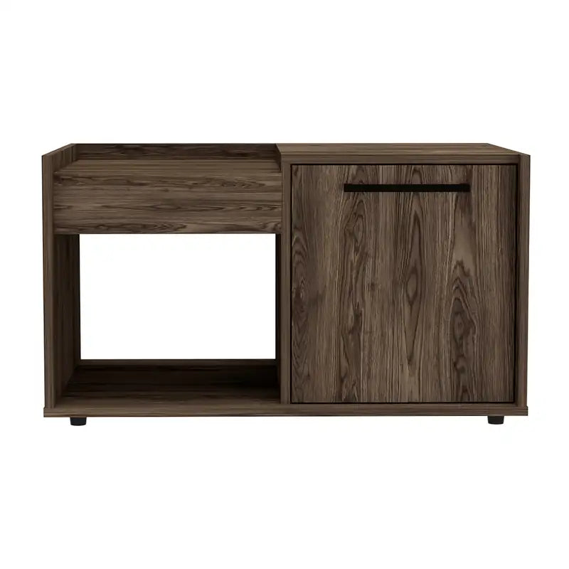 Dark Walnut Tualatin 2-Shelf Coffee Table