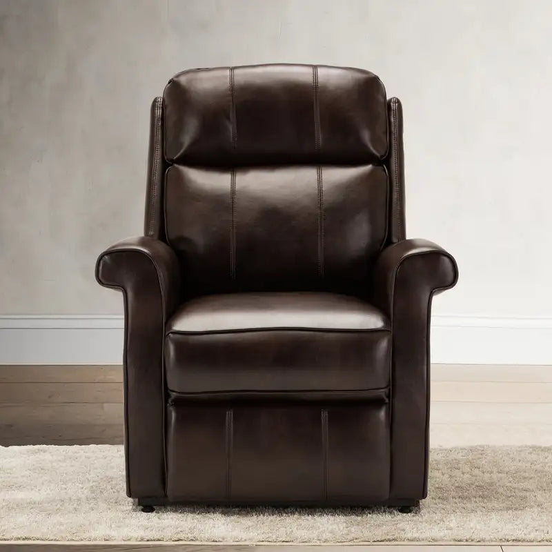 Landis Brown Lift Chair: Recliner for Seniors & Elderly Comfort