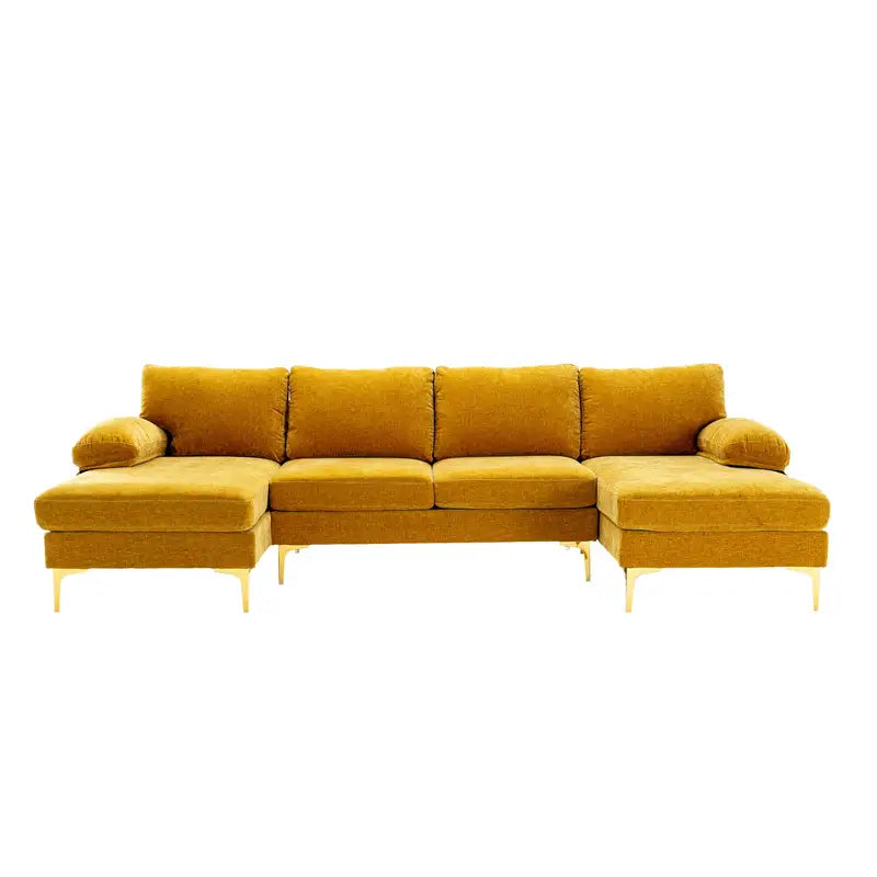 COOLMORE Accent Sectional Sofa for Living Room