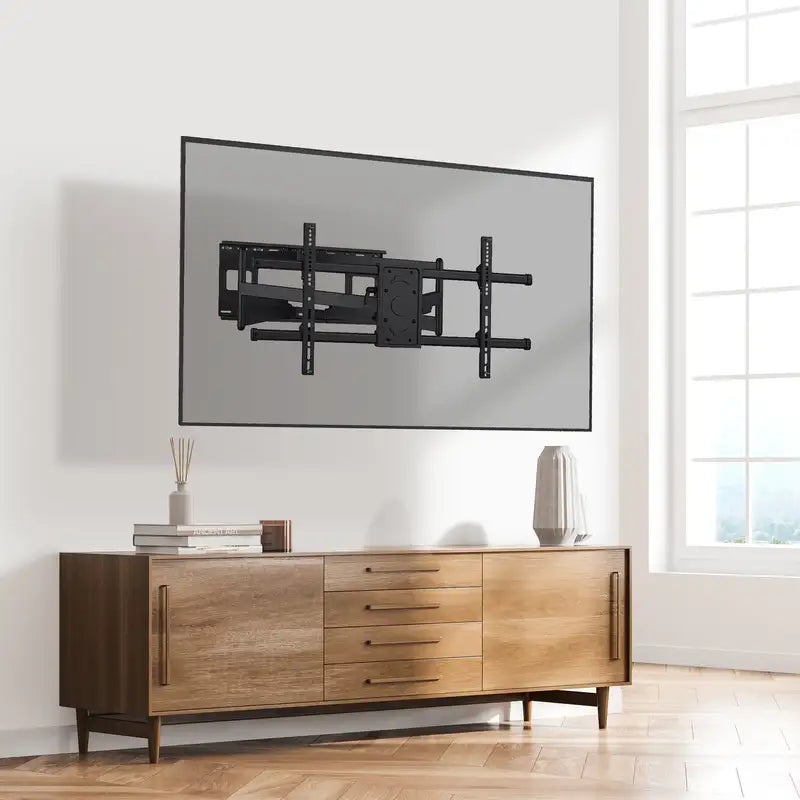 Full Motion TV Mount: Extra Extension, Steel Construction