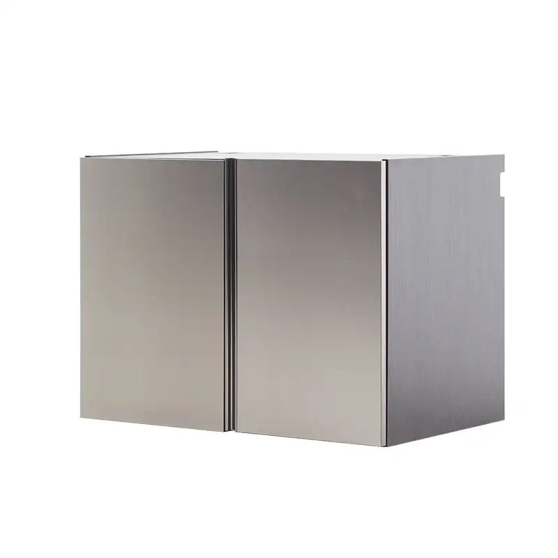 Nova Series Wood Garage Cabinet - Metallic Gray Wall Mount