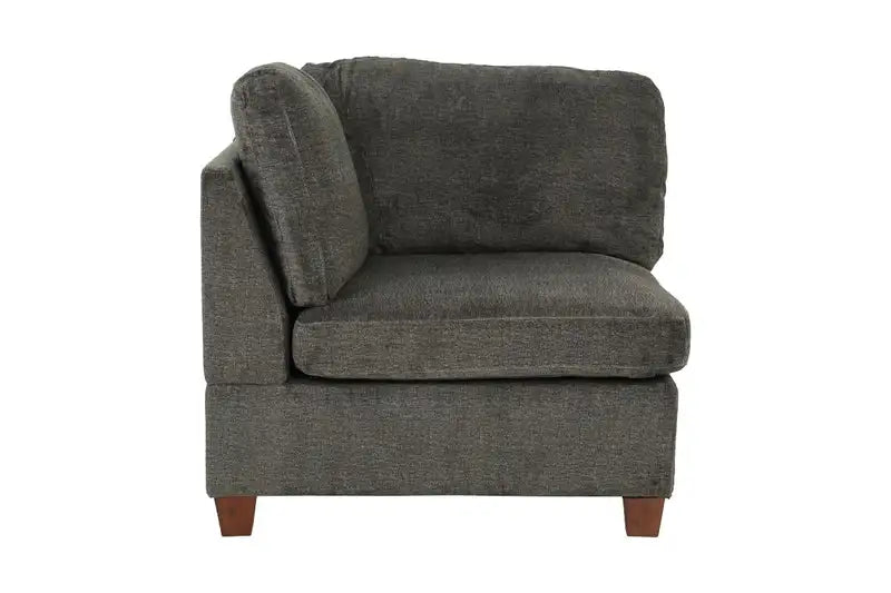 Grey Chenille Modular Corner Sofa - Living Room Furniture