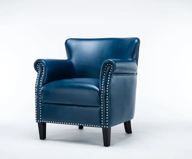 Hadley Navy Blue Club Chair: Comfortable & Stylish Accent Chair