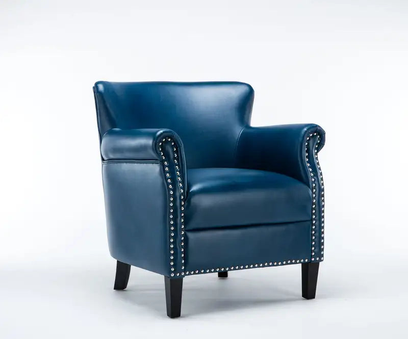 Hadley Navy Blue Club Chair: Comfortable & Stylish Accent Chair