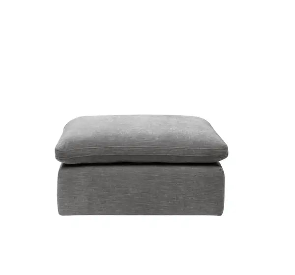 ACME Naveen Gray Linen Ottoman - Modern Modular Storage