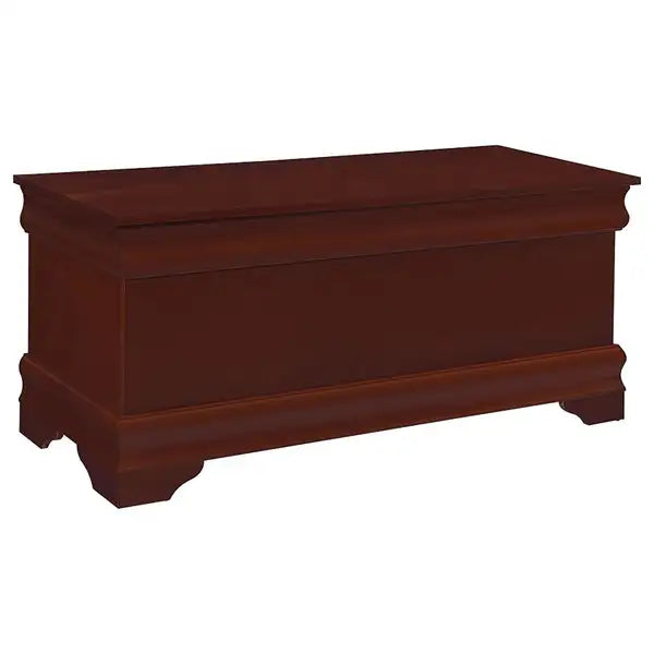 Cedar Chest - Warm Brown Wood Storage Trunk